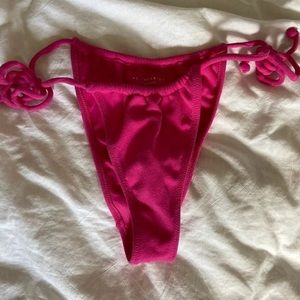 Pacsun LA Hearts Terry Cloth Eco Pink Bikini Bottoms